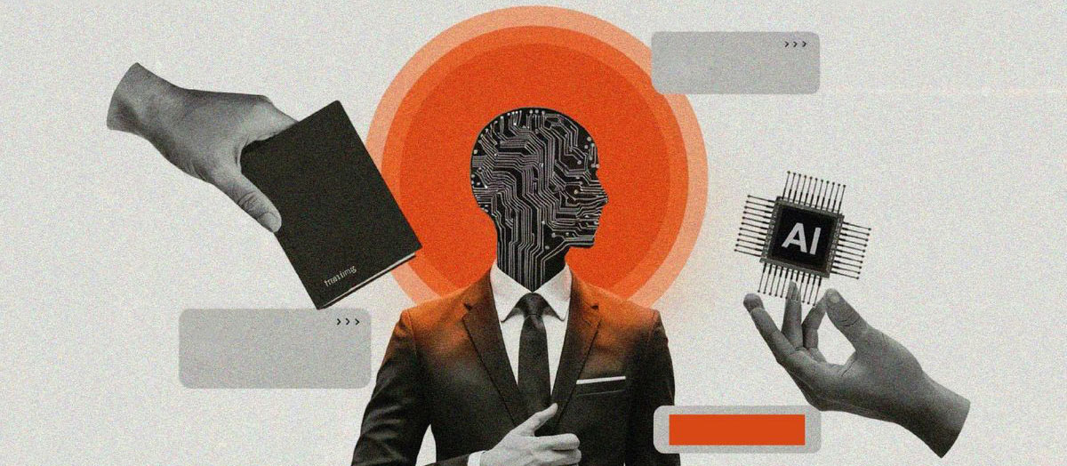 AI thinking visual